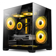 Sistem PC Gaming OptimX Prime Ambra, AMD Ryzen 5 5600X 3.70 - 4.60GHz, 16GB DDR4, 512GB SSD, Nvidia RTX 3050 6GB, Windows 11 Pro