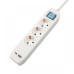 Prelungitor cu USB Spacer PP-3-30-TC-USB, Schuko x 3, Type-C x1, USB 3.1A x 1, cablu 3m, 16A, max. 3500W, protectie copii, intrerupator, gri Prelungitor cu USB Spacer PP-3-30-TC-USB, Schuko x 3, Type-C x1, USB 3.1A x 1, cablu 3m, 16A, max. 3500W, protectie copii, intrerupator, gri