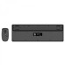 Kit Tastatura + Mouse OptimX Pro KM501W , High Quality, Slim, Silent click, Graphite black,  US Layout, Wireless 2.4GHz