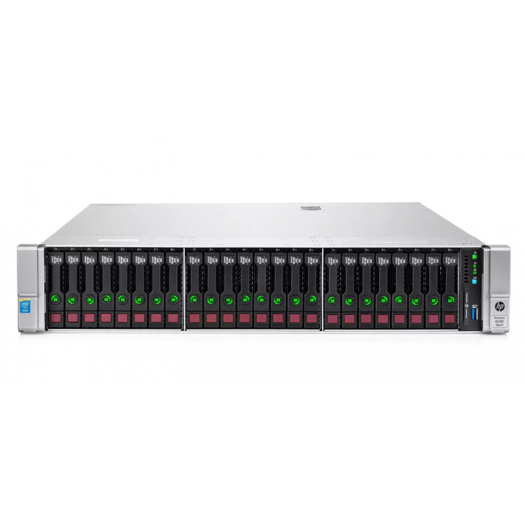 Server Refurbished HP ProLiant DL380 G9, 2U 2 x Intel Xeon E5-2697A V4 2.60 - 3.60GHz, 256GB DDR4 ECC Reg, 2 x 1TB SSD + 20 x 1.8TB HDD SAS-10k, Raid P440ar/2GB + 12GB SAS Expander, 4 x 1Gb RJ-45 + 2 x 10Gb SFP, iLO 4 Advanced, 2xSurse HS