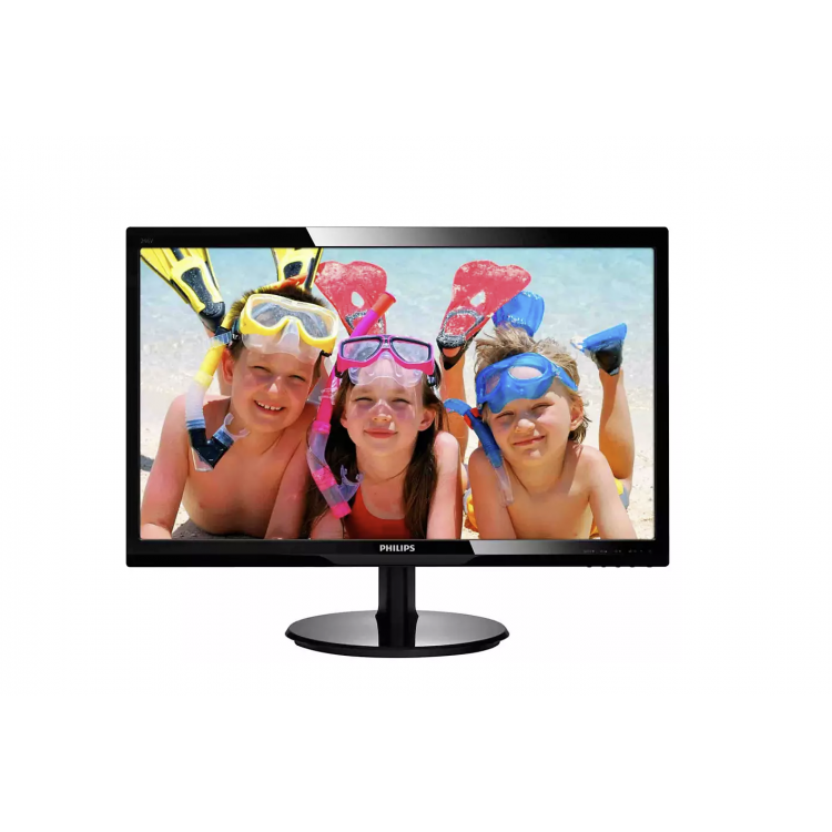 Monitor Second Hand PHILIPS 246V, 24 Inch LED, 1920 x 1080, VGA, HDMI, Widescreen
